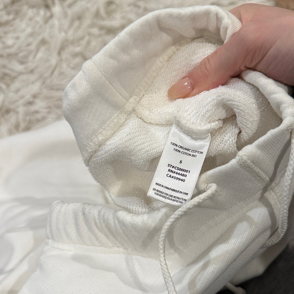 Elwood Cozy White Sweatpants - Picture 3 of 4